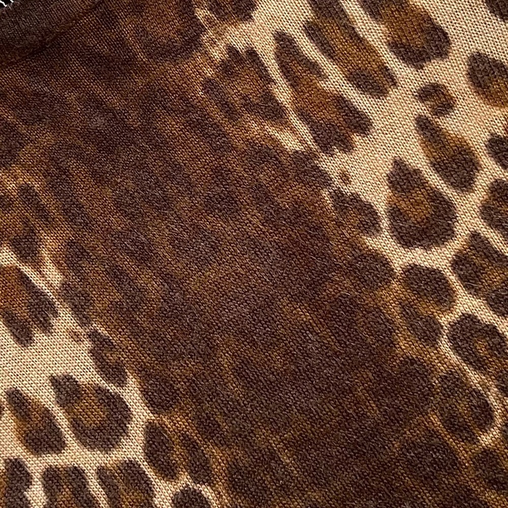 Donna Salyers Fabulous Furs Leopard Animal Print Slee… - Gem
